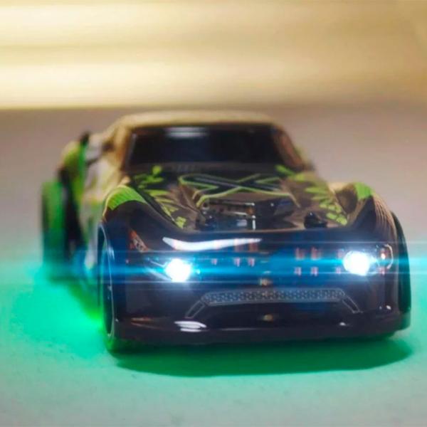 Машинка Exost Lightning Dash 7530-20630 8 км/ ч/ 2.4 ГГц/ Черный Зелёный photo 7