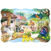 Puzzle 2D Castorland Farm 4+/ Numărul de piese: 30 photo 2