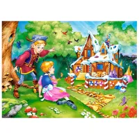 Puzzle 2D Castorland Hansel and Gretel 5+/ Numărul de piese: 60 photo 2