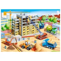 Puzzle 2D Castorland Big Construction Site 5+/ Numărul de piese: 60 photo 2