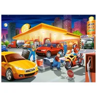 Puzzle 2D Castorland Gas Station 5+/ Numărul de piese: 60 photo 2