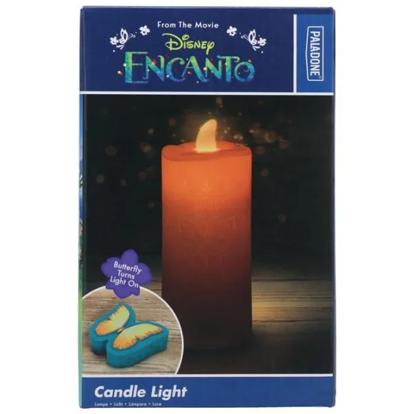 Настольная лампа фан Paladone Encanto Candle Light with Butterfly Remote Желтый photo 5