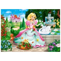 Puzzle 2D Castorland Princess with Swan 5+/ Numărul de piese: 60 photo 2