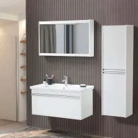 Dulap penal Martat Teos Pe perete/ MDF/ White photo 2