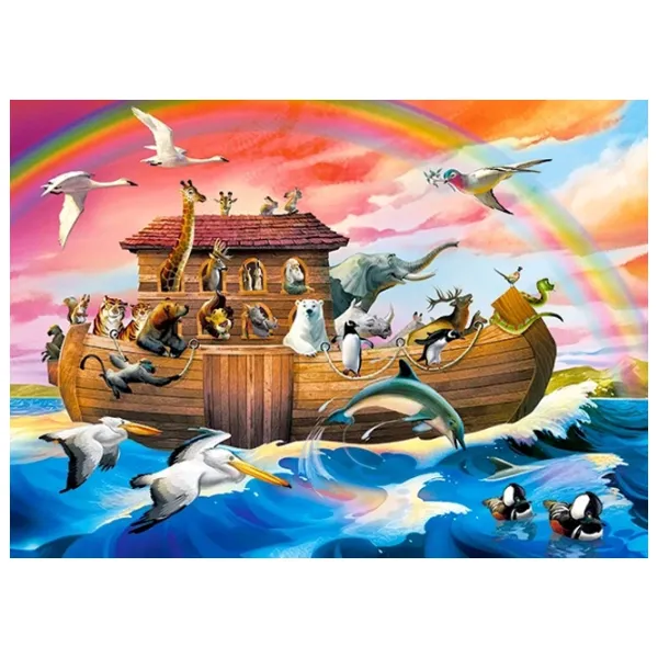 Puzzle 2D Castorland Noas'h Ark 5+/ Numărul de piese: 60 photo 2