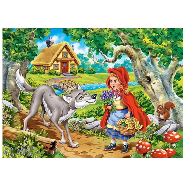 Пазл 2D Castorland Little Red Riding Hood 5+/ Количество деталей: 60 photo 2