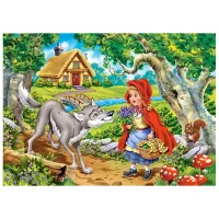 Puzzle 2D Castorland Little Red Riding Hood 5+/ Numărul de piese: 60 photo 2