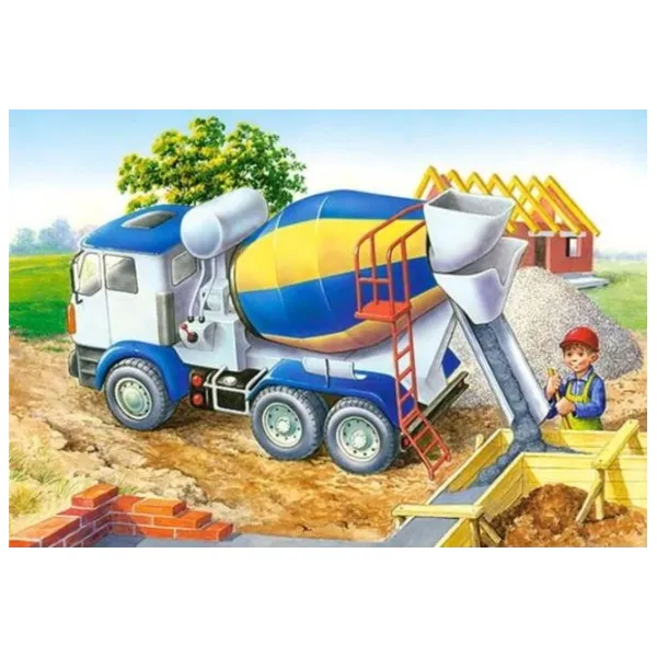 Puzzle 2D Castorland Construction 5+/ Numărul de piese: 60 photo 2