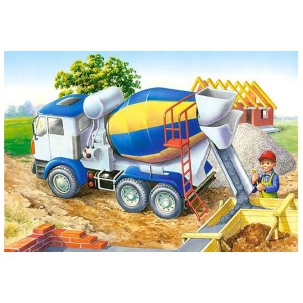 Puzzle 2D Castorland Construction 5+/ Numărul de piese: 60 photo 2