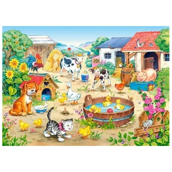 Puzzle 2D Castorland Farm 5+/ Numărul de piese: 60 photo 2