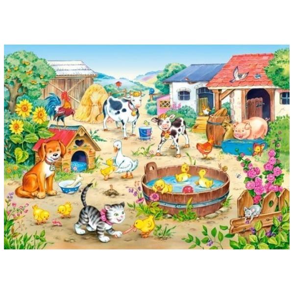 Puzzle 2D Castorland Farm 5+/ Numărul de piese: 60 photo 2