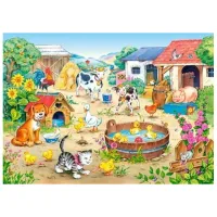 Puzzle 2D Castorland Farm 5+/ Numărul de piese: 60 photo 2
