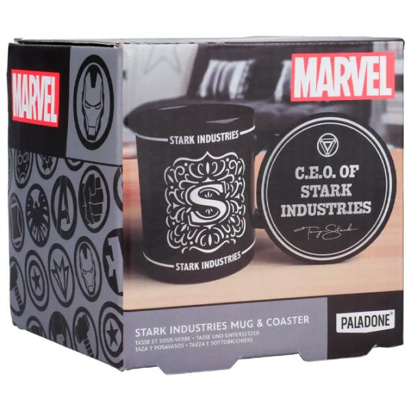 Кружка Paladone Marvel Stark Industries Mug and Coaster 330 мл photo 6