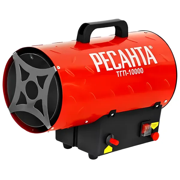 Тепловая пушка на газе Resanta ТГП-10000 10000 Вт/ 100 м²/ 500 м³/ ч photo 2