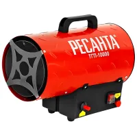 Тепловая пушка на газе Resanta ТГП-10000 10000 Вт/ 100 м²/ 500 м³/ ч photo 2