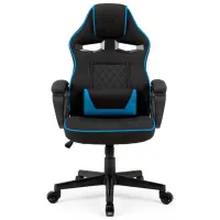 Scaun Gaming SENSE7 Knight Blue Black photo 2