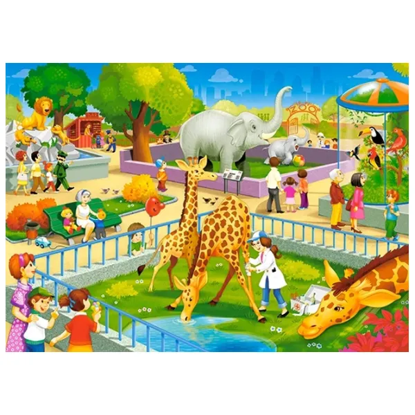 Puzzle 2D Castorland Zoo Visit 5+/ Numărul de piese: 60 photo 2