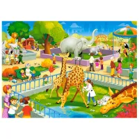 Puzzle 2D Castorland Zoo Visit 5+/ Numărul de piese: 60 photo 2