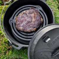Решетка для гриля Petromax Cast-iron Stack Grate Чугун/ 230 x 230 мм photo 3