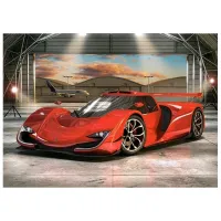 Puzzle 2D Castorland Concept Car in Hangar 5+/ Numărul de piese: 60 photo 2
