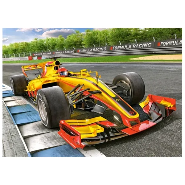 Puzzle 2D Castorland Racing Bolide on Track 5+/ Numărul de piese: 60 photo 2