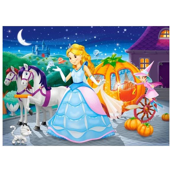 Puzzle 2D Castorland Cinderella 5+/ Numărul de piese: 60 photo 2