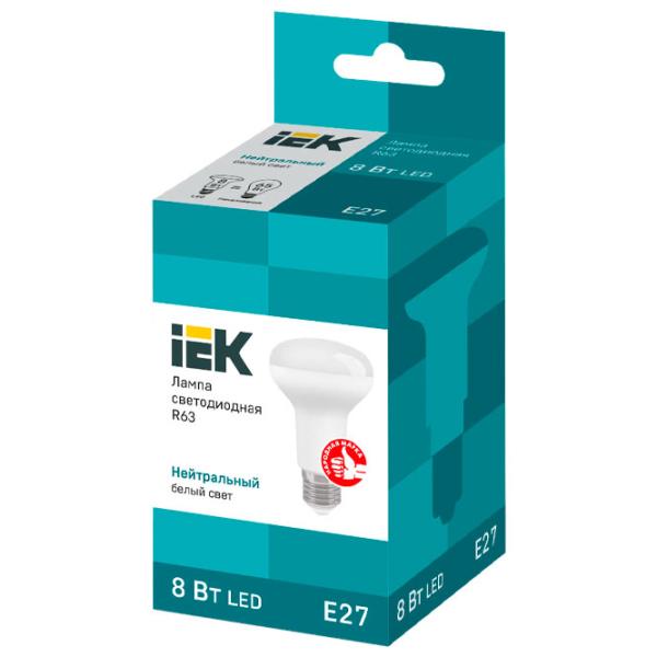 Bec LED IEK R63 LLE-R63-8-230-40-E27 E27/ 8 W/ 4000 K/ 720lm/ Yellow photo 2 Bec LED IEK R63 LLE-R63-8-230-40-E27 E27/ 8 W/ 4000 K/ 720lm/ Yellow photo 2