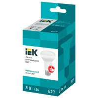 Bec LED IEK R63 LLE-R63-8-230-40-E27 E27/ 8 W/ 4000 K/ 720lm/ Yellow photo 2