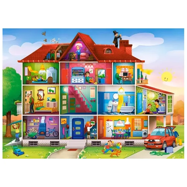 Пазл 2D Castorland House Life 6+/ Количество деталей: 120 photo 2