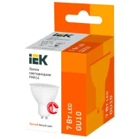Bec LED IEK PAR16 LLE-PAR16-7-230-30-GU10 GU10/ 7 W/ 3000 K/ 675lm/ Yellow photo 2