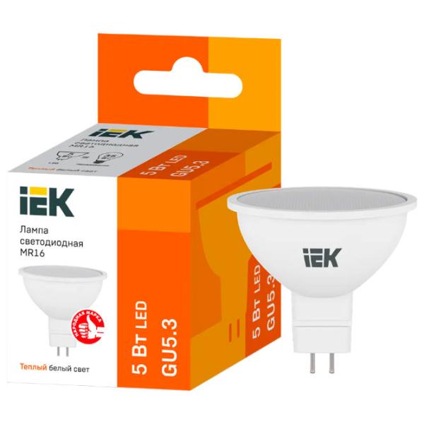 Bec LED IEK MR16 LLE-MR16-5-230-30-GU5 GU5.3/ 5 W/ 3000 K/ 450lm/ Yellow photo 3 Bec LED IEK MR16 LLE-MR16-5-230-30-GU5 GU5.3/ 5 W/ 3000 K/ 450lm/ Yellow photo 3