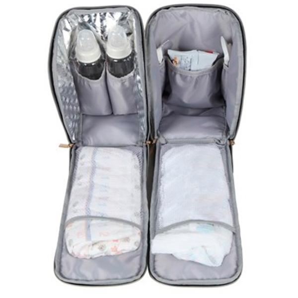 Сумка для мам Qplay MB-007 Серый photo 6 Сумка для мам Qplay MB-007 Серый photo 6