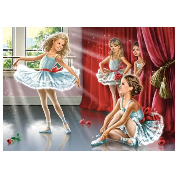 Puzzle 2D Castorland Ballet Class 6+/ Numărul de piese: 120 photo 2