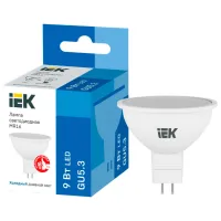 Bec LED IEK MR16 LLE-MR16-9-230-65-GU5 GU5.3/ 9 W/ 6500 K/ 810lm/ White photo 3