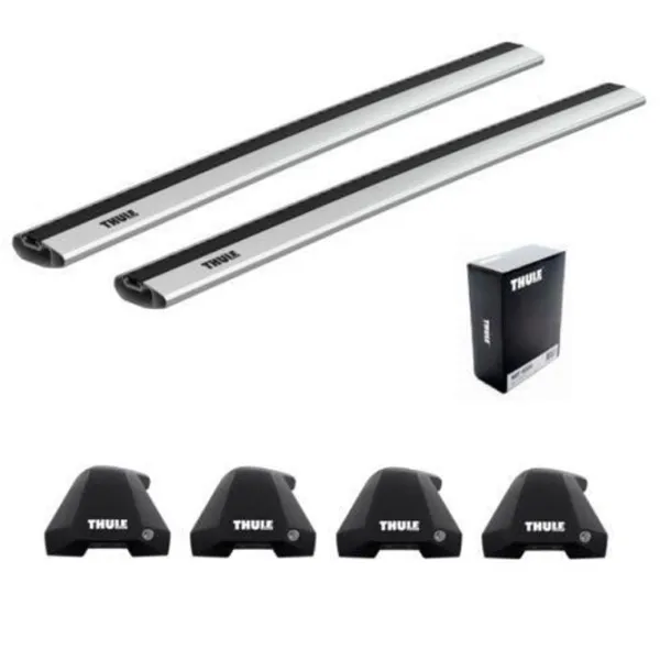 Багажная система THULE WingBar Edge + EVO Edge Clamp + 145xxx На рейлинги/ Алюминий photo 3