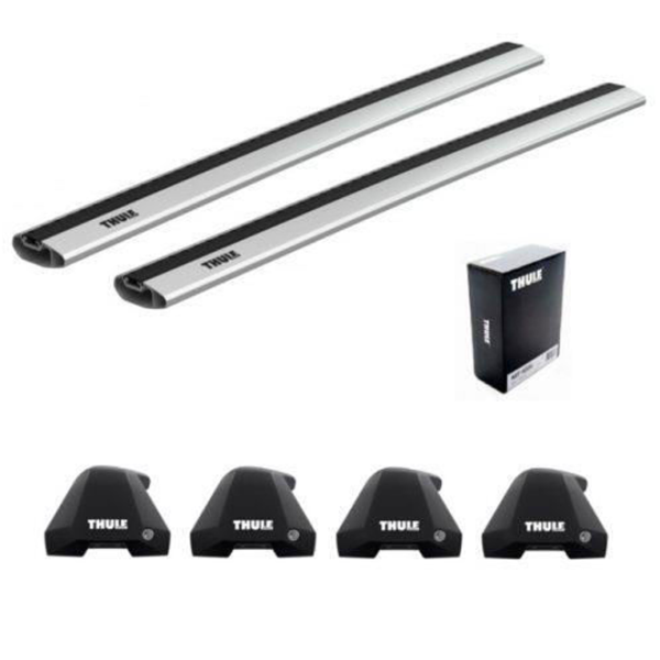 Багажная система THULE WingBar Edge + EVO Edge Clamp + 145xxx На рейлинги/ Алюминий photo 3