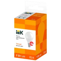 Bec LED IEK G45 LLE-G45-9-230-30-E14 E14/ 9 W/ 3000 K/ 810lm/ Yellow photo 2