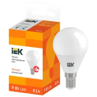 Bec LED IEK G45 LLE-G45-9-230-30-E14 E14/ 9 W/ 3000 K/ 810lm/ Yellow photo 3