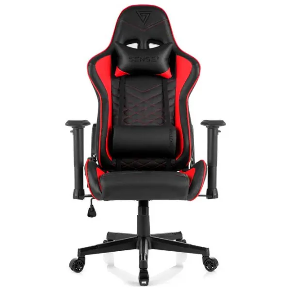 Scaun Gaming SENSE7 Spellcaster Red Black photo 2
