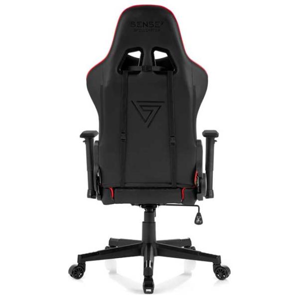 Scaun Gaming SENSE7 Spellcaster Red Black photo 5