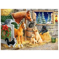 Puzzle 2D Castorland Gathering Friends 6+/ Numărul de piese: 120 photo 2