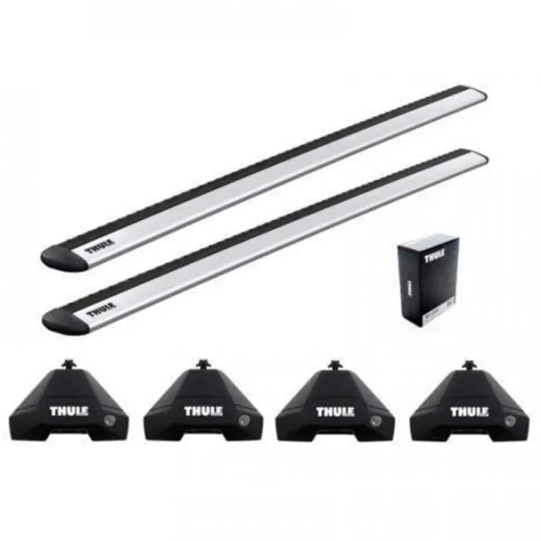 Багажная система THULE WingBar + 141xxx На рейлинги/ Алюминий photo 3