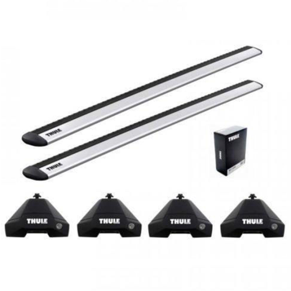Багажная система THULE WingBar + 141xxx На рейлинги/ Алюминий photo 3