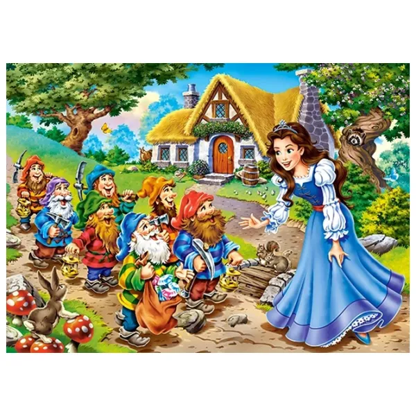 Puzzle 2D Castorland Snow White and the Dwarfs 6+/ Numărul de piese: 120 photo 2