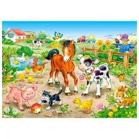 Puzzle 2D Castorland On the Farm 6+/ Numărul de piese: 120 photo 2