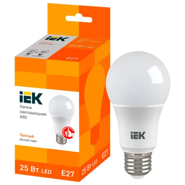 Bec LED IEK A80 LLE-A80-25-230-30-E27 E27/ 25 W/ 3000 K/ 2500lm/ Yellow photo 3