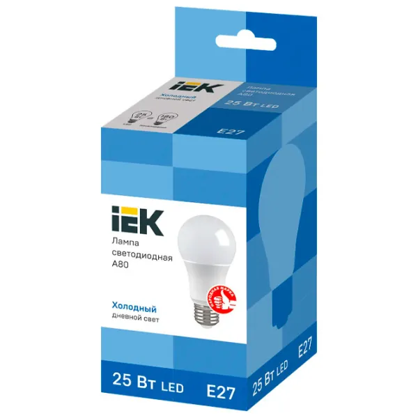 Bec LED IEK A80 LLE-A80-25-230-65-E27 E27/ 27 W/ 6500 K/ 2500lm/ White photo 2