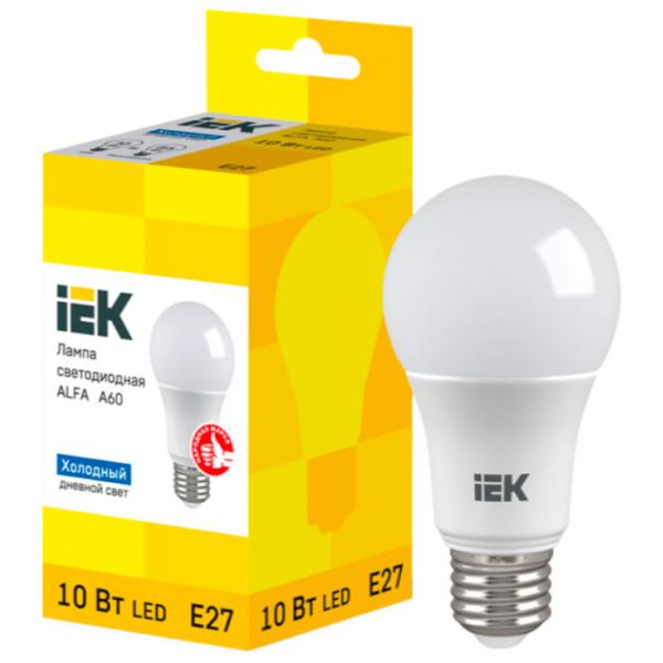 Bec LED IEK ALFA A60 LLA-A60-10-230-65-E27 E27/ 10 W/ 6500 K/ 900lm/ White photo 2