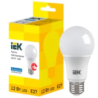 Лампочка светодиодная IEK ALFA A60 LLA-A60-12-230-65-E27 E27/ 12 Вт/ 6500 К/ 1080лм/ White photo 2