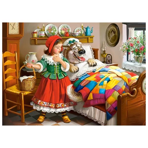 Puzzle 2D Castorland Little Red Riding Hood 6+/ Numărul de piese: 120 photo 2